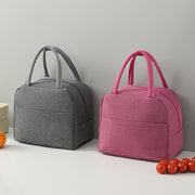 ランチバッグ 保温バッグ 保冷バッグ お弁当バッグ お弁当入れ 手提げ 持ち手付き ファスナー 持ち歩き お弁当 通勤 通学 遠足 シンプル