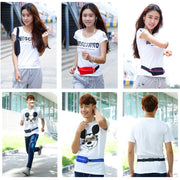 ランニングポーチ ウエストポーチ ヒップバッグ ボディバッグ 鞄 カバン 小型 小さめ ミニ 撥水 ファスナー 小物入れ ランニング ジョギング スポーツ レディース メンズ 男女兼用