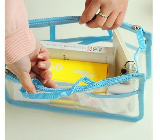 クリアバッグ ビニールバッグ レディース 女性 トートバッグ 化粧ポーチ 商品画像3