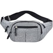 ボディバッグ ウエストポーチ メンズ レディース ヒップバッグ 斜め掛け 肩掛け ワンショルダー 無地 防水 大容量 ファスナーポケット 男女兼用 シンプル コンパクト ブラック レッド グレー ブルー