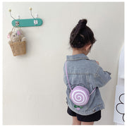 ポシェット ミニショルダー ショルダーバッグ 子供用 キッズ 女の子 鞄 カバン 斜め掛け ジッパー ファスナー キャンディー うずまき リボン かわいい おしゃれ