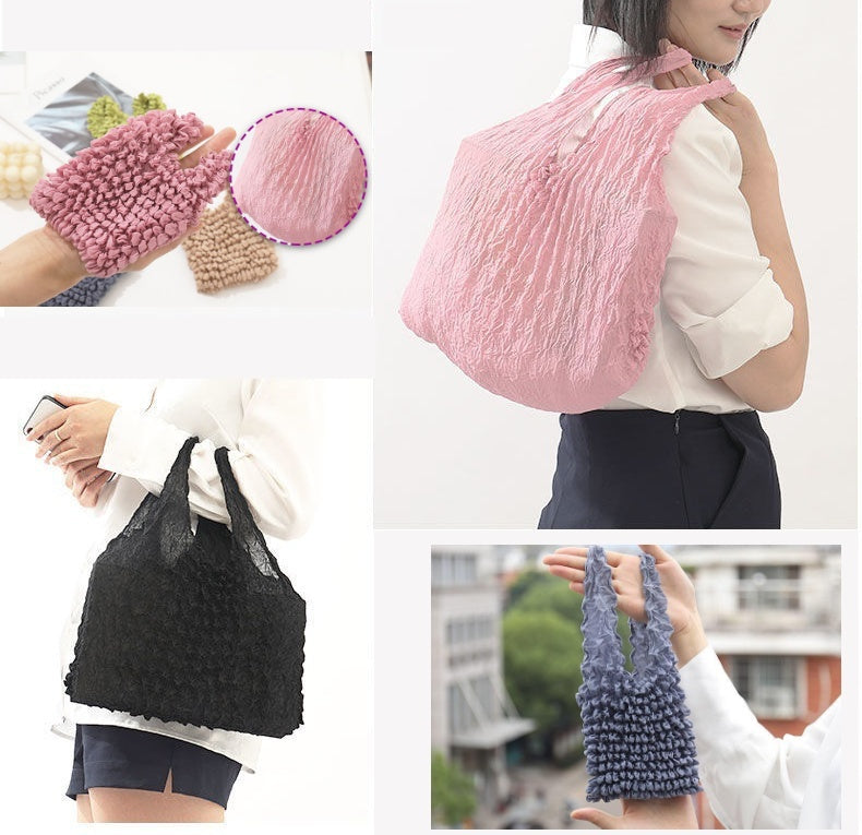 エコバッグ ショッピングバッグ トートバッグ 買い物袋 伸縮 伸びる 商品画像3
