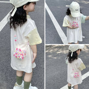 ショルダーバッグ ポシェット 女の子用 ガール 子ども用 キッズ 鞄 かばん バッグ 斜め掛け 肩掛け ミニバッグ 肩紐 カラフル かわいい おしゃれ