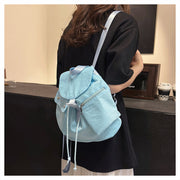 バックパック リュックサック レディース bag 鞄 大容量 軽量 フラップ ポケット ファスナー カジュアル 無地 シンプル おしゃれ ブラック ピンク ブルー