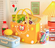 レッスンバッグ トートバッグ 本袋 キッズ 子ども 通園 通学 ライオン ぽんぽん 可愛い キュート