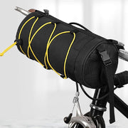 フロントバッグ 自転車用バッグ 自転車用アクセサリー サドル フレーム 筒型 ショルダーバッグ 撥水 ファスナー マジック テープ ポケット 無地 ブラック カジュアル おしゃれ