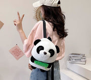 リュックサック ミニリュック ぬいぐるみ パンダ レディース 女性 婦人 鞄 カバン かばん 小さめ ファスナー かわいい キュート もこもこ