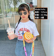 ポシェット ミニショルダーバッグ キッズ 女の子 子供 シリコン 小物入れ 小銭入れ 財布 斜めがけ 肩掛け キャンディ 可愛い