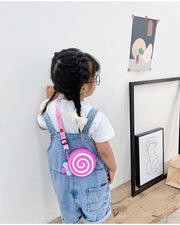 ポシェット ミニショルダーバッグ キッズ 女の子 子供 シリコン 小物入れ 小銭入れ 財布 斜めがけ 肩掛け キャンディ 可愛い