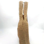 かごバッグ トートバッグ レディース 鞄 バッグ 肩掛け 手提げ かごバッグ風 籠バッグ エコバッグ 無地 カジュアル お出かけ 買い物 ショッピング シンプル おしゃれ