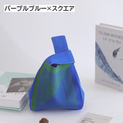 ハンドバッグ 手提げバッグ ニットバッグ トートバッグ ワンハンドル ミニトート マルシェバッグ かばん 鞄 カバン エコバッグ 柄入り チェック ボーダー ストライプ 水玉 おしゃれ かわいい サブバッグ コンパクト お出かけ