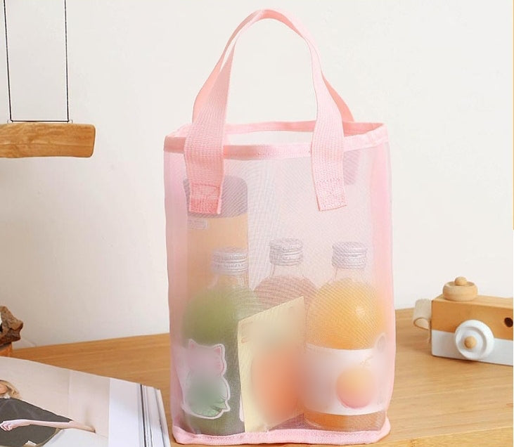 トートバッグ メッシュバッグ 手提げ バケットバッグ ビーチバッグ ハンドバッグ 商品画像4