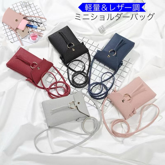 ミニショルダーバッグ スマホポーチ ポシェット レディース 鞄 かばん 商品画像