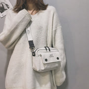 ショルダーバッグ 男女兼用 レディース メンズ 肩掛けバッグ 女性 男性 小さめ ジップアップ 多収納 長さ調節可能 カジュアル 無地 シンプル おしゃれ アウトドア