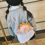 ポシェット ショルダーバッグ 恐竜 バッグ キッズ 子供用 男の子 女の子 親子ペア 肩掛け 斜め掛け ファスナー ジップ かわいい