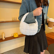 ハンドバッグ レディース かばん 鞄 キルティング ナイロン 無地 小さめ 小ぶり おしゃれ かわいい カジュアル カラバリ豊富