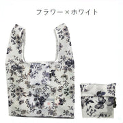 エコバッグ レディース メンズ 手提げ型 折りたたみ コンパクト マイバッグ ショッピングバッグ 総柄 花柄 ネコ おしゃれ
