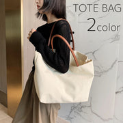 トートバッグ レディース 女性用 カバン 鞄 キャンバス シンプル 大きめ 大容量 マグネットボタン  肩掛け 手提げ お出かけ ホワイト 白 ブラック 黒