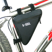 自転車バッグ フレームバッグ トライアングルバッグ 三角型 自転車アクセサリー 車体装着バッグ 面ファスナー 簡単取り付け 工具入れ ポーチ サイクリング スマホ入れ お財布入れ 鍵 キー 収納 シンプル おしゃれ かっこいい 小物入れ
