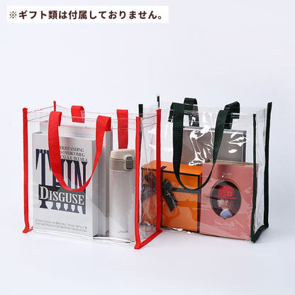 ラッピングバッグ ギフトバッグ 透明バッグ 30×30cm 大きめ クリアバッグ 商品画像2