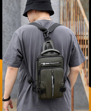 ボディバッグ ミニリュック ショルダーバッグ 3way メンズ 男性 リュックサック ポケット多数 機能的 コンパクト おしゃゃれ かっこいい デイリー カジュアル アクティブ ハンズフリー 旅行 アウトドア