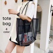 トートバッグ メッシュバッグ ビーチバッグ ハンドバッグ レディース 大容量 ビッグ シンプル メッシュ生地 通気性 シンプル おしゃれ 定番 かわいい