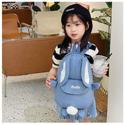 リュックサック 子供用 キッズ カバン バッグ リュック かわいい うさぎ うさ耳付き しっぽ付き おしゃれ バックパック 女の子 ガールズ