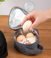 ランチバッグ お弁当袋 保冷 保温 ミニ 小型 軽量 防水 防油 手提げ 大容量 三角 おにぎり型 おむすび型 通勤 通学 遠足 ピクニック