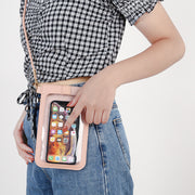ミニショルダーバッグ スマホポーチ レディース 鞄 カバン ポシェット コンパクト 小さい スマートフォン入れ カラバリ豊富 シンプル 無地 PUレザー おしゃれ 定番 かわいい