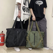 2wayバッグ ショルダーバッグ トートバッグ ユニセックス レディース メンズ 女性 男性 男女兼用 鞄 かばん 大判 大きめサイズ 大容量 無地 ブラック グリーン シンプル おしゃれ クール かっこいい 防水 通勤 通学 旅行 推し活