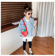 ショルダー バッグ キッズ 女の子 ポシェット 子供 子供用 小さい ポーチ リボン ミニバッグ ミニポーチ こども こども用 子ども用 斜めがけバッグ 無地 プレゼント  グレー 春夏秋冬 アクセサリー 肩掛け
