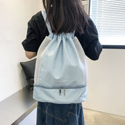 ジムサック 大容量 フィットネスバック スポーツバック リュック型 シューズバック スイミング プールバック メッシュ 撥水