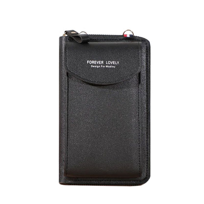 ショルダーバッグ スマホバッグ ミニショルダー スマートフォンポーチ レディース 女性用 ブラック バリエーション画像