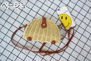 ショルダーバッグ かごバッグ ストローバッグ レディース 女性用 鞄 カバン 編み込み 斜めがけ 片掛け おしゃれ