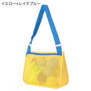 ビーチバッグ プールバッグ メッシュバッグ ショルダーバッグ ネット キッズ 子供 子ども 水着 スイムウェア スイミングキャップ ゴーグル 水泳 スイミング 砂場 砂遊び 公園 おもちゃ入れ