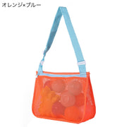 ビーチバッグ プールバッグ メッシュバッグ ショルダーバッグ ネット キッズ 子供 子ども 水着 スイムウェア スイミングキャップ ゴーグル 水泳 スイミング 砂場 砂遊び 公園 おもちゃ入れ