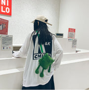 ショルダーバッグ カバン 鞄 ポシェット カエル レディース キッズ 肩掛け 斜めがけ 収納 かわいい 便利 お出かけ カジュアル ファスナー   ジッパー お揃い