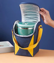お弁当バッグ お弁当袋 ランチバッグ 保冷バッグ 保温バッグ アイスバッグクーラーバック 男女兼用 レディースメンズ バック アウトドア ショルダーバッグ 無地 おしゃれ シンプル 便利 黒