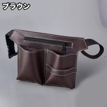 シザーケース シザーバッグ ツールケース ウエストバッグ 男女兼用 美容師 商品画像5