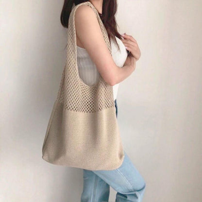 ニットバッグ ショルダーバッグ トートバッグ 肩掛け鞄 レディース 女性 商品画像3