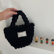 トートバック 手提げトート カバン かばん レディース 手持ちバック モコモコ ファスナー シンプル 可愛い 女性用 手提げバック