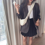 ボディバッグ ショルダーバッグ かばん カバン 斜め掛け 肩掛け レディース ユニセックス 男女兼用 メンズ 無地 フェイクレザー カジュアル おしゃれ シンプル ファスナー おでかけ 鞄 男性用 女性用