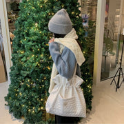 トートバッグ レディース 大容量 キルトトート キルト巾着 キルティング ハート ポケット付き かわいい おしゃれ かばん 鞄 女性用