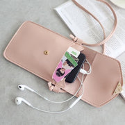 ショルダーバッグ スマホポーチ レディース スマホ収納 スマホケース ハート 無地 小物入れ ポシェット 斜めがけ かわいい おしゃれ シンプル 黒 ピンク ブルー グレー グリーン ダークピンク