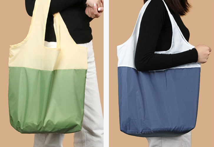 エコバッグ 折りたたみ式 手提げ 肩掛け レジバッグ シンプル 商品画像3