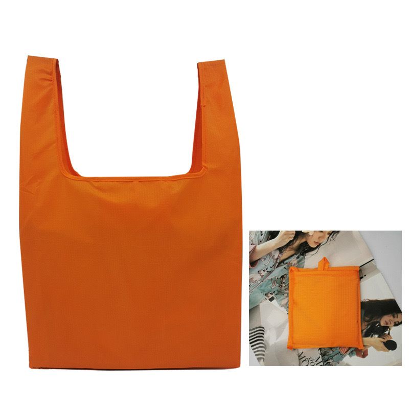 エコバッグ 折りたたみ式 手提げ レジバッグ シンプル 無地 商品画像5