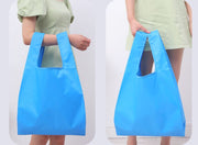 エコバッグ ショッピングバッグ 収納袋付き 買い物袋 コンパクト 折りたたみ 手提げ 持ち歩き 携帯 収納力 大きめ たっぷり 防水 買い物 レジ袋 便利 無地 シンプル かばん カバン 鞄 カラバリ豊富 男女兼用 グリーン 緑 ブルー 青 ネイビー 紺 グレー 灰 ブラック 黒