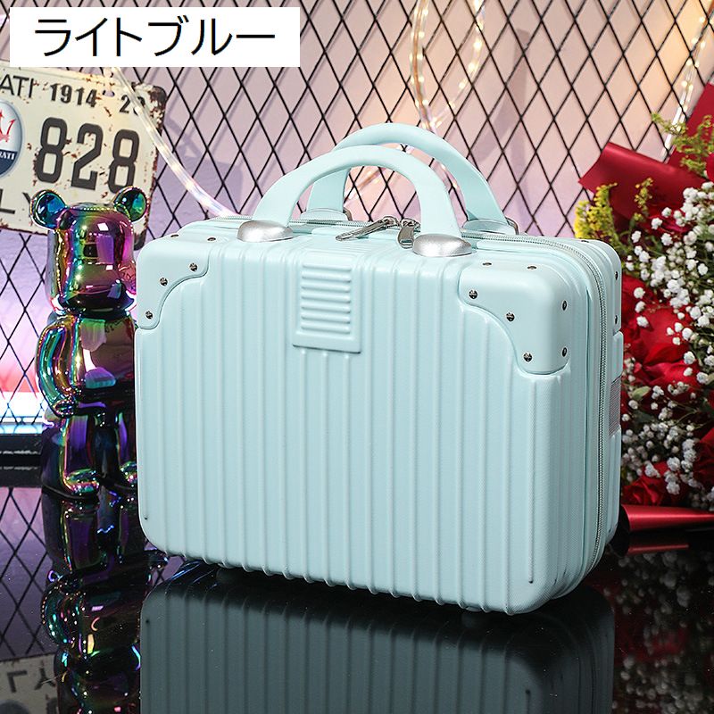 ミニトランクケース ミニスーツケース 小型 メイクボックス コスメボックス 鞄 商品画像2