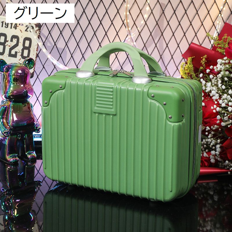 ミニトランクケース ミニスーツケース 小型 メイクボックス コスメボックス 鞄 商品画像3