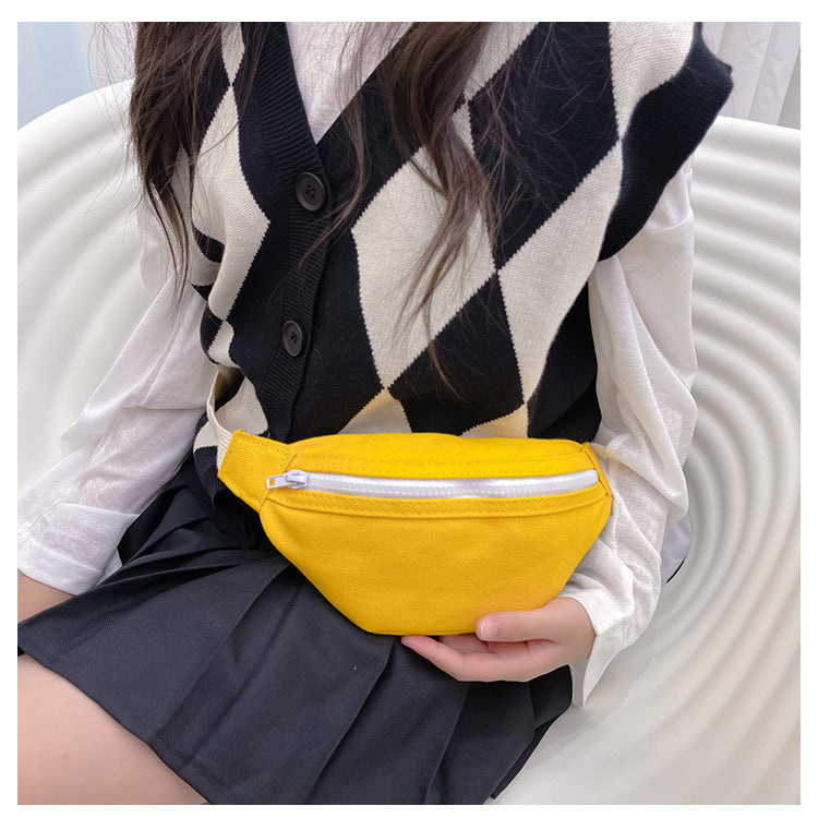 ボディバッグ キッズ 子供用 ウエストバッグ ウエストポーチ キャンバス地 商品画像3